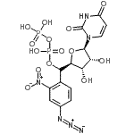 CAS 登录号：88159-20-0， (5S)-5'-C-(4-叠氮基-2-硝基苯基)尿苷5'-(三氢二磷酸酯)