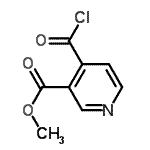 CAS#: 88234-88-2, Methyl 4-(chlorocarbonyl)nicotinate