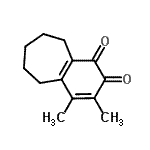 CAS#: 88246-01-9, 3,4-Dimethyl-6,7,8,9-tetrahydro-1H-benzo[7]annulene-1,2(5H)-dione
