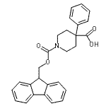 CAS#: 882847-21-4, 1-[(9H-Fluoren-9-ylmethoxy)carbonyl]-4-phenyl-4-piperidinecarboxylic acid
