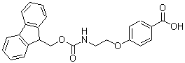 CAS 登录号：882847-29-2， 4-(2-{[(9H-芴-9-基甲氧基)羰基]氨基}乙氧基)苯甲酸