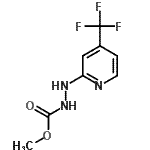 CAS 登录号：883010-83-1， 甲基2-[4-(三氟甲基)-2-吡啶基]肼羧酸酯