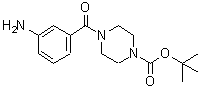 CAS 登录号：883554-97-0， 4-(3-氨基苯甲酰)-1-哌嗪羧酸叔丁酯