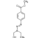 CAS 登录号：88392-04-5， 甲基4-[(1E)-3-乙基-3-(羟基甲基)-1-三氮烯-1-基]苯甲酸酯
