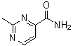 CAS 登录号：88393-97-9， 2-甲基-4-嘧啶甲酰胺