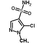 CAS 登录号：88398-50-9， 5-氯-1-甲基-1H-吡唑-4-磺酰胺