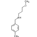 CAS 登录号：884497-41-0， 3-甲氧基-N-(4-甲基苄基)-1-丙胺
