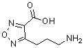CAS 登录号：884497-48-7， 4-(3-氨基丙基)-1,2,5-恶二唑-3-羧酸