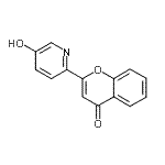 CAS 登录号：884500-84-9， 2-(5-羟基-2-吡啶基)-4H-苯并吡喃-4-酮