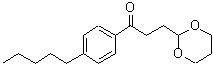 CAS 登录号：884504-34-1， 3-(1,3-二恶烷-2-基)-1-(4-戊基苯基)-1-丙酮