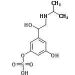 CAS#: 88456-69-3, 3-Hydroxy-5-[1-hydroxy-2-(isopropylamino)ethyl]phenyl hydrogen sulfate