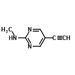 CAS#: 884603-50-3, 5-Ethynyl-N-methyl-2-pyrimidinamine