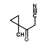 CAS 登录号：88485-78-3， 3-(1-甲基环丙基)-3-氧代丙腈