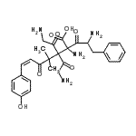CAS 登录号：88492-42-6， 3-(氨基乙酰基)-2-(2-氨基-3-苯基丙酰基)-3-[(4Z)-5-(4-羟基苯基)-2-甲基-3-氧代-4-戊烯-2-基]-4-氧代鸟氨酸
