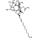 CAS 登录号：88497-80-7， (2S,8S,10R,11S,13S,14S,15R,17R,19S,20R,21R)-8-羟基-11-(羟基甲基)-19-异丙烯基-4,8,21-三甲基-5-氧代-17-[(1E,3E)-1,3-十三碳二烯-1-基]-7,9,12,16,18,22-六氧杂七环[15.4.1.0<sup>1,14</sup>.0<sup>2,6</sup>.0<sup>6,10</sup>.0<sup>11,13</sup>.0<sup>15,19</sup>]二十二-3-烯-20-基乙酸酯