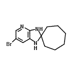 CAS#: 885266-86-4, 6'-Bromo-1',3'-dihydrospiro[cycloheptane-1,2'-imidazo[4,5-b]pyridine]