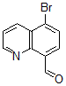 CAS#: 885267-41-4, 5-Bromo-8-Quinolinecarboxaldehyde