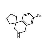 CAS#: 885269-43-2, 7'-Bromo-2',3'-dihydro-1'H-spiro[cyclopentane-1,4'-isoquinoline]