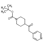 CAS#: 885269-79-4, 2-Methyl-2-propanyl 4-(4-pyridinylacetyl)-1-piperidinecarboxylate