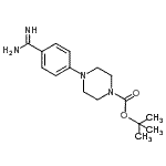 CAS 登录号:885270-17-7, 2-甲基-2-丙基4-(4-甲脒基苯基)-1-哌嗪羧酸酯