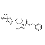 CAS#: 885270-27-9, 3-{[(Benzyloxy)carbonyl]amino}-1-{[(2-methyl-2-propanyl)oxy]carbonyl}-3-piperidinecarboxylic acid