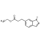 CAS#: 885271-20-5, Ethyl 3-(1H-indazol-6-yl)propanoate