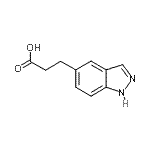 CAS#: 885271-29-4, 3-(1H-Indazol-5-yl)propanoic acid