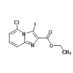 CAS#: 885271-45-4, Ethyl 5-chloro-3-iodoimidazo[1,2-a]pyridine-2-carboxylate