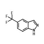 CAS#: 885271-64-7, 5-(Trifluoromethyl)-1H-indazole