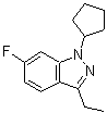 CAS#: 885271-87-4, 1-Cyclopentyl-3-ethyl-6-fluoro-1H-indazole