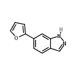 CAS#: 885271-95-4, 6-(2-Furyl)-1H-indazole