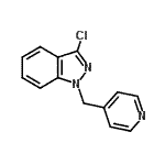 CAS#: 885272-01-5, 3-Chloro-1-(4-pyridinylmethyl)-1H-indazole