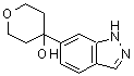 CAS 登录号：885272-12-8， 4-(1H-吲唑-6-基)四氢-2H-吡喃-4-醇
