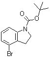 CAS#: 885272-46-8, 2-Methyl-2-propanyl 4-bromo-1-indolinecarboxylate