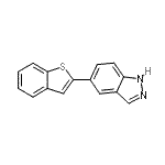 CAS#: 885272-48-0, 5-(1-Benzothiophen-2-yl)-1H-indazole