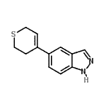 CAS#: 885272-64-0, 5-(3,6-Dihydro-2H-thiopyran-4-yl)-1H-indazole