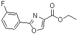 CAS 登录号：885272-98-0， 2-(3-氟苯基)-1,3-恶唑-4-羧酸乙酯