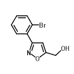 CAS 登录号：885273-13-2， [3-(2-溴苯基)-1,2-恶唑-5-基]甲醇