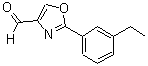 CAS 登录号：885273-23-4， 2-(3-乙基苯基)-1,3-恶唑-4-甲醛