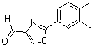 CAS#: 885273-32-5, 2-(3,4-Dimethylphenyl)-1,3-oxazole-4-carbaldehyde