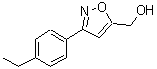 CAS 登录号：885273-68-7， [3-(4-乙基苯基)异恶唑-5-基]甲醇