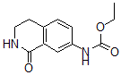 CAS 登录号：885273-79-0， (1,2,3,4-四氢-1-氧代-7-异喹啉基)-氨基甲酸乙酯