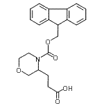 CAS 登录号：885274-10-2， 3-{4-[(9H-芴-9-基甲氧基)羰基]-3-吗啉基}丙酸