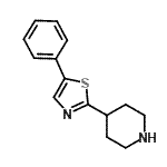 CAS#: 885274-68-0, 4-(5-Phenyl-1,3-thiazol-2-yl)piperidine