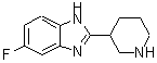 CAS 登录号：885275-03-6， 5-氟-2-(3-哌啶基)-1H-苯并咪唑