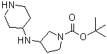 CAS 登录号：885275-11-6， 3-(4-哌啶基氨基)-1-吡咯烷羧酸叔丁酯