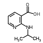 CAS 登录号：885275-12-7， 2-(异丙基氨基)烟酸