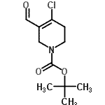 CAS#: 885275-20-7, 2-Methyl-2-propanyl 4-chloro-5-formyl-3,6-dihydro-1(2H)-pyridinecarboxylate