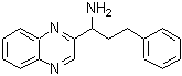 CAS 登录号：885275-30-9， 3-苯基-1-(2-喹喔啉基)-1-丙胺