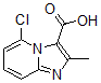 CAS 登录号：885275-55-8， 5-氯-2-甲基-咪唑并[1,2-a]吡啶-3-羧酸